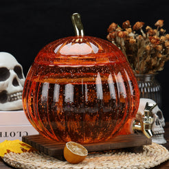 Way to Celebrate 1.5 Gallon Acrylic Pumpkin Shape Beverage Dispenser, Orange