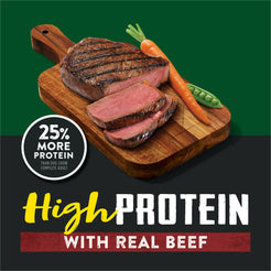 Purina Dog Chow High Protein Dog Food Dry Recipe with Real Beef, 44 lb Bag