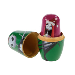 Disney's The Nightmare Before Christmas 5 Piece Nesting Doll Set, Medium Density Fibreboard, 5.4" Tall, by Ruz