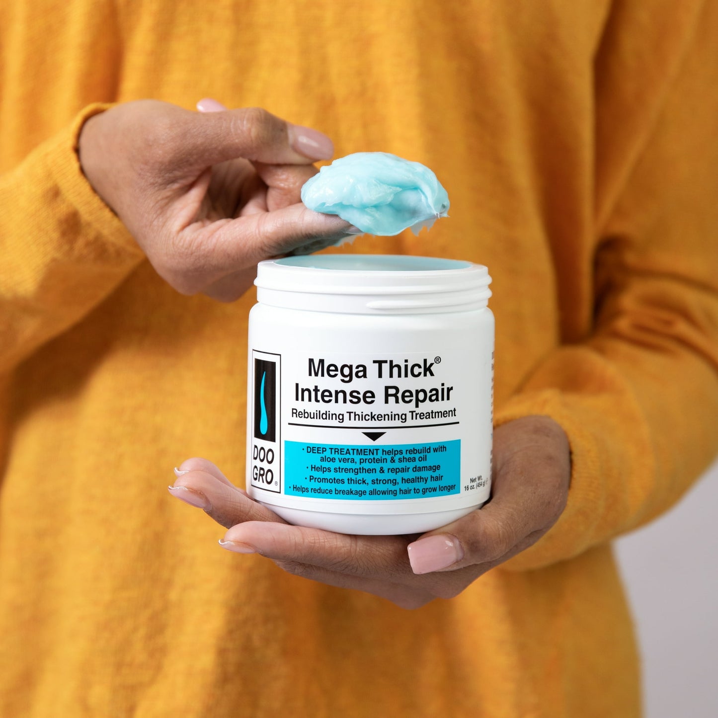 Doo Gro Mega Thick Rebuilding Intense Repair Thickening Treatment, 16 oz., Damaged Hair