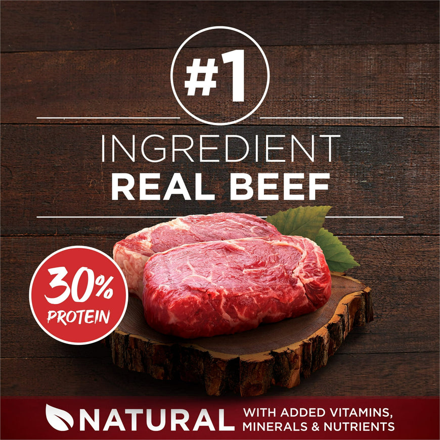 Purina One True Instinct Dry Dog Food, Muscle & Joint Support, Grain-Free Real Beef, 12.5 lb Bag