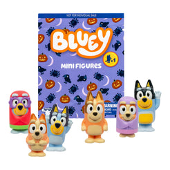 Bluey Halloween Trick-or-Treat Mini Figures, Contains 25 Individually Bagged 1 inch Bluey Mini Figures, Perfect for Trick-or-Treaters! Ages 3+, Walmart Exclusive