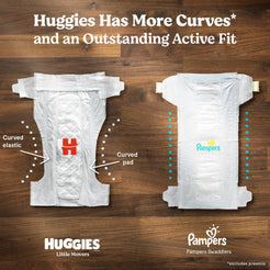 Huggies Little Movers Baby Diapers, Size 4 (22-37 lbs), 116 Count (Select for More)