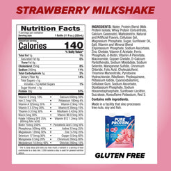 (3 pack) Pure Protein Strawberry Milkshake Complete Protein Shake, 11 fl oz, 4 Ct