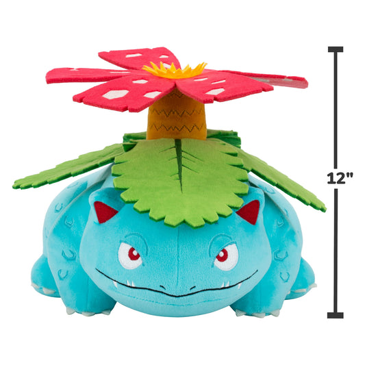 Pokemon Venusaur Plush - 12-inch Soft Plush with Authentic Details