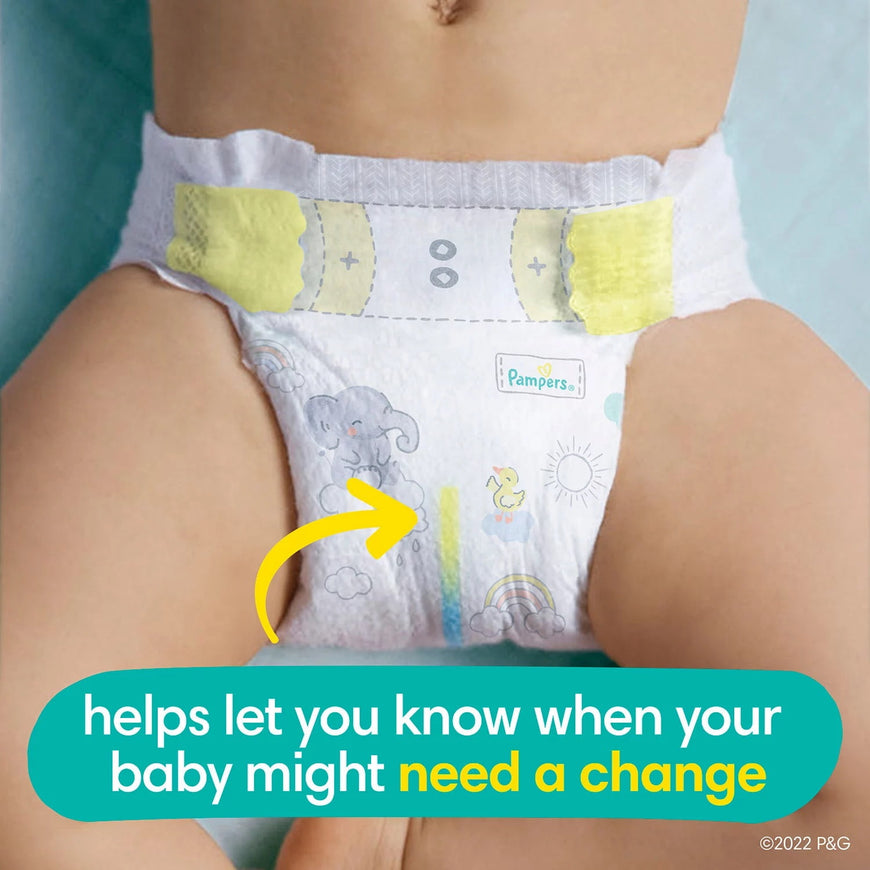 Pampers Swaddlers Diapers, Size 1 (8-14 Pounds), 210 Count
