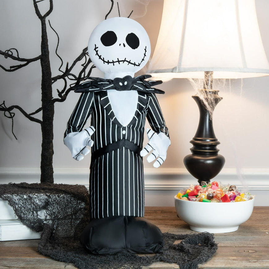 Halloween Airdorable Mini Yard Inflatables Jack Skellington 10.23 in x 6.693 in x 20.47 in 0.57 lb, Indoor/Outdoor DŽcor, by Gemmy