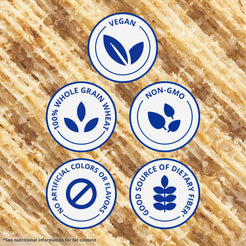 (4 pack) Triscuit Reduced Fat Whole Grain Wheat Crackers, Vegan Snack Crackers, Family Size, 11.5 oz