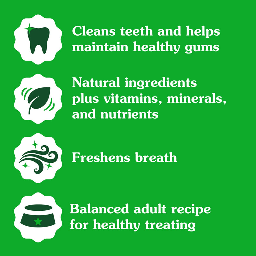 Greenies Gingerbread Flavor Regular Size Dental Care Chew Treats For Dogs, 12 Oz (12 Pack)