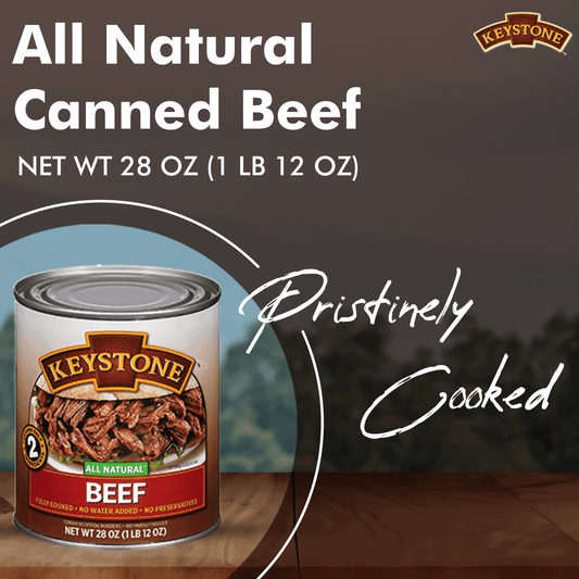 (2 pack) Keystone All Natural Beef, 28 oz Can