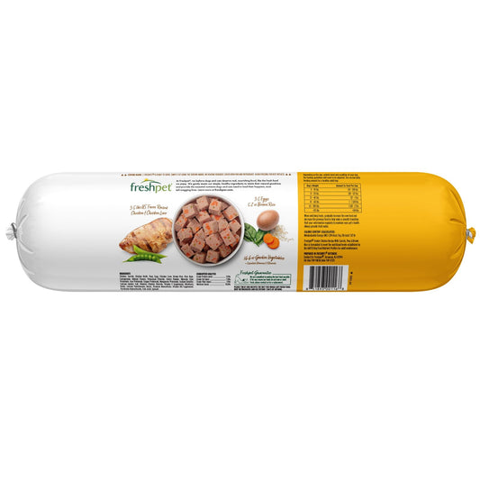 Freshpet Fresh Dog Food, Tender Chicken Recipe, Slice & Serve Roll, 6 lb.