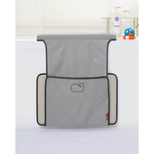 Skip Hop Baby Bath Moby All-in-One Elbow Saver and Kneeler Pad, Grey