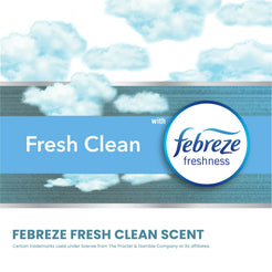 Glad 20-Gallon Scented Forceflex MaxStrength Tall Kitchen Drawstring Trash Bags, Fresh Clean Scent With Febreze Freshness, 80 Scented Bags