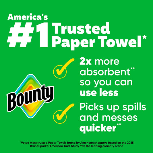 Bounty Paper Towels Select-A-Size White, 6 Triple Rolls, 123 Sheets Per Roll