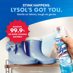 Lysol Disinfectant Spray, Sanitizing and Antibacterial Spray, Crisp Linen Scent, 19 fl oz, 2 Pack