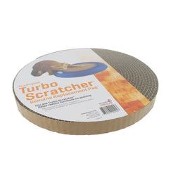 (4 pack) Morovilla Turbo Scratcher Replacement Pad Recycled Cardboard