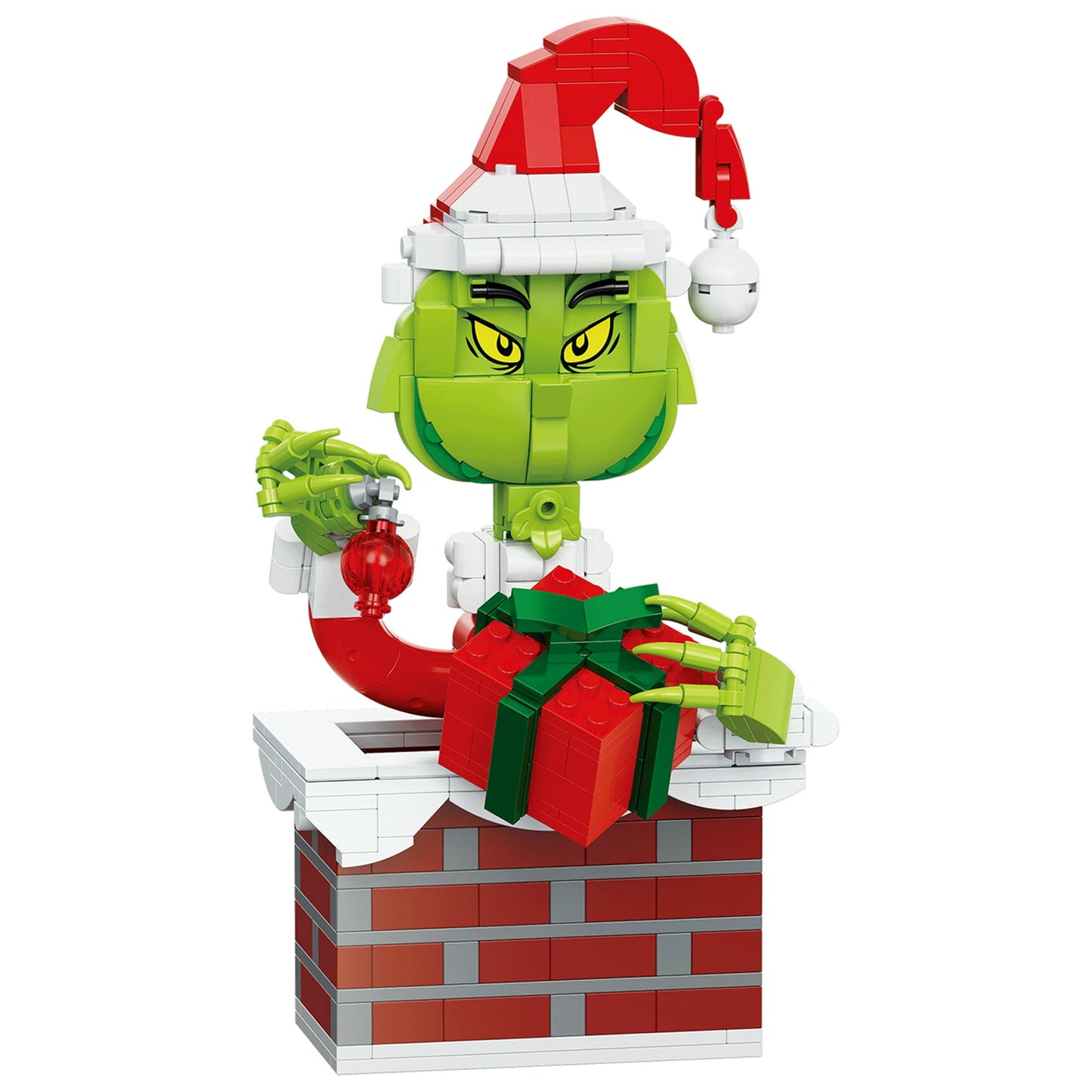 Brickcraft Up the Chimney Grinch Building Kit, (504 Pieces )Ð Limited Edition Christmas DŽcor Collectible & Gift for Kids Ages 8+