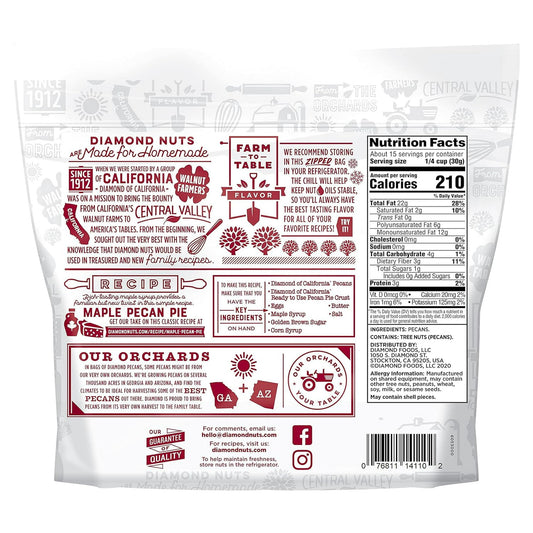 Diamond of California Pecan Halves 16oz
