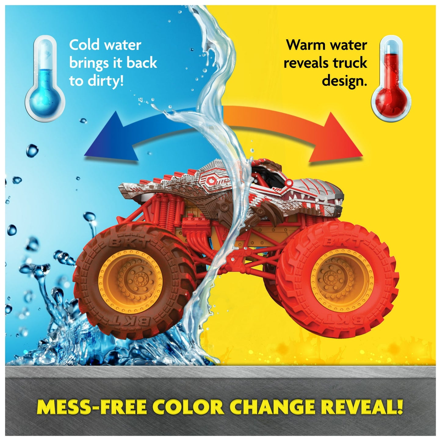 Monster Jam Mud Blasters Monster Mutt Dalmatian Dunk Tank Playset