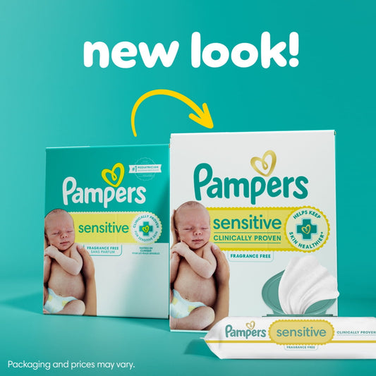Pampers Sensitive Baby Wipes 8-Pack 672 Wipes