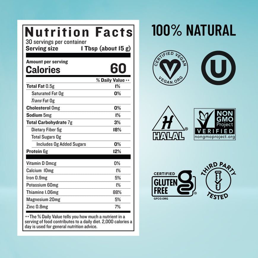 Legendairy Milk Brewer's Yeast Powder Supplement for Breast Milk Production, 16 oz