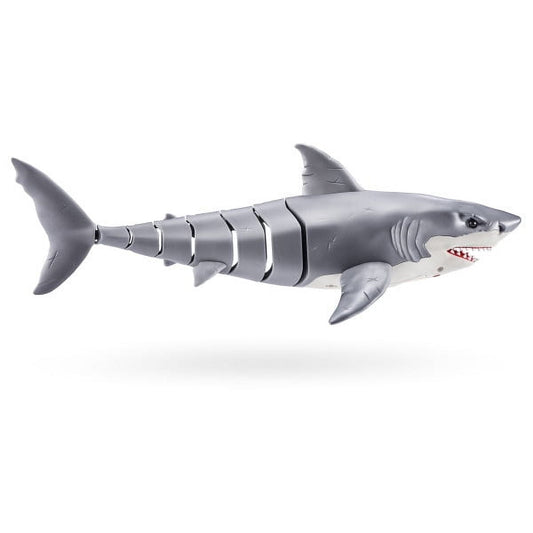 Robo Alive Great White Shark Series 1 by Zuru, Battery-Powered Robotic Light up Shark Toy