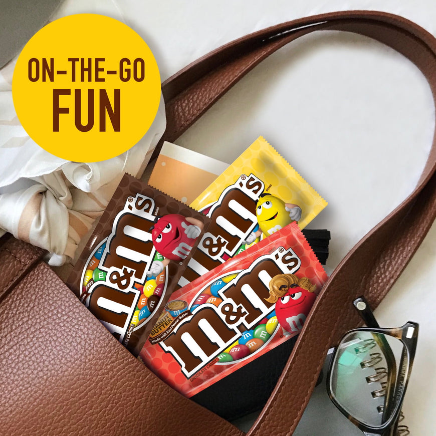 M&M's Variety Pack Full Size Milk Chocolate Candy Bars - 18 Ct