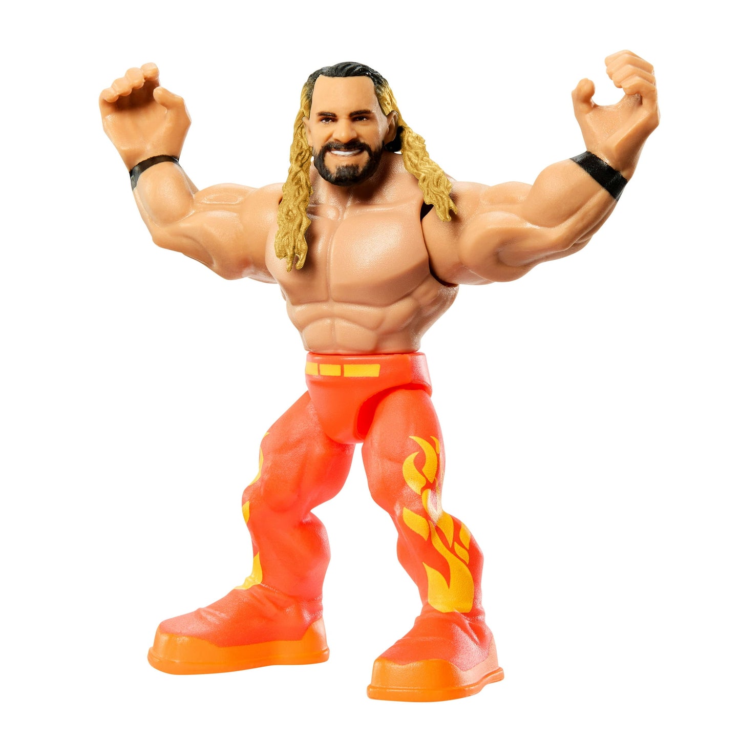 WWE Knuckle Crunchers Rebound Ring & Action Figure, Playset with Seth Rollins Mini Figure