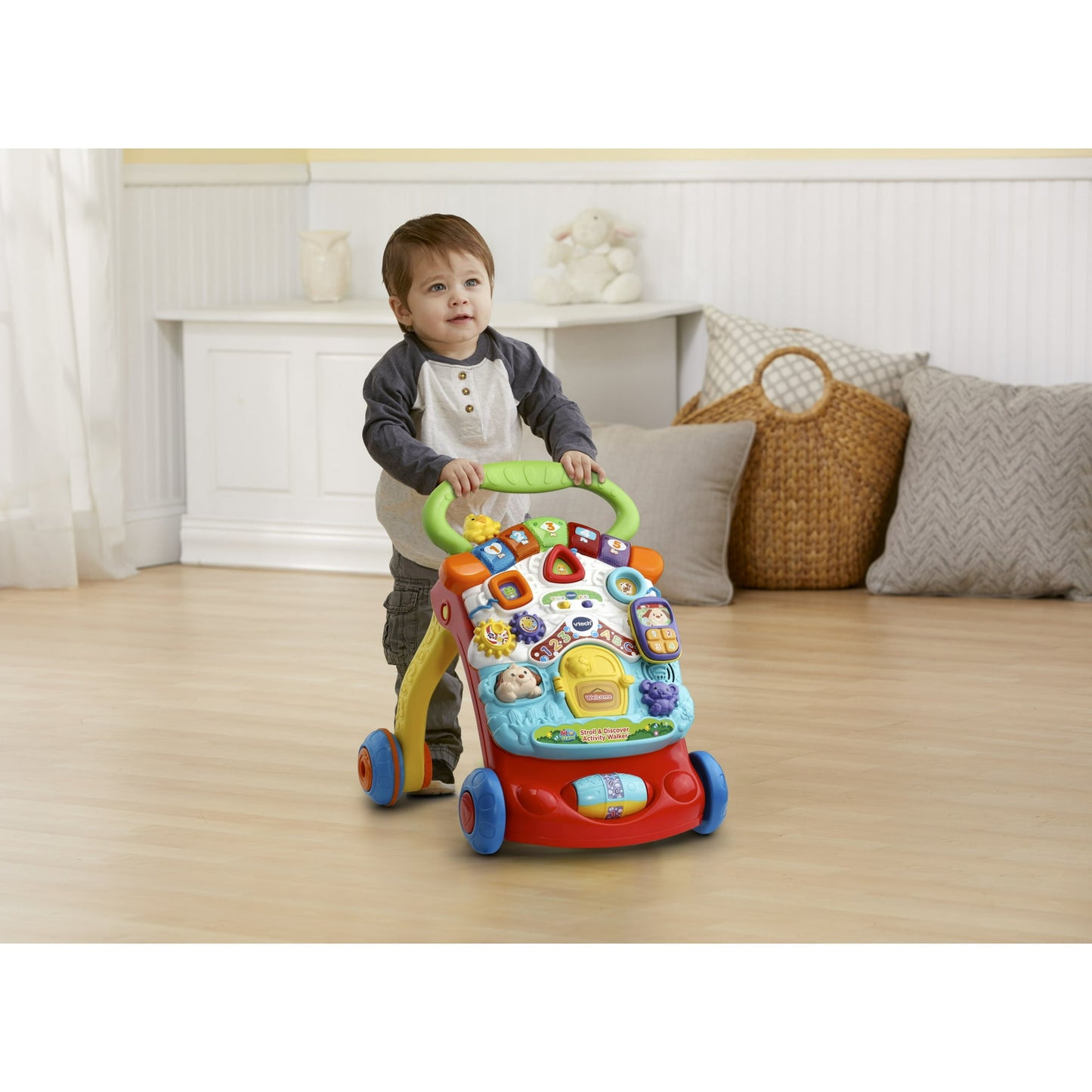 VTech Stroll & Discover Activity Walker with Accessories, Baby and Toddler Toys