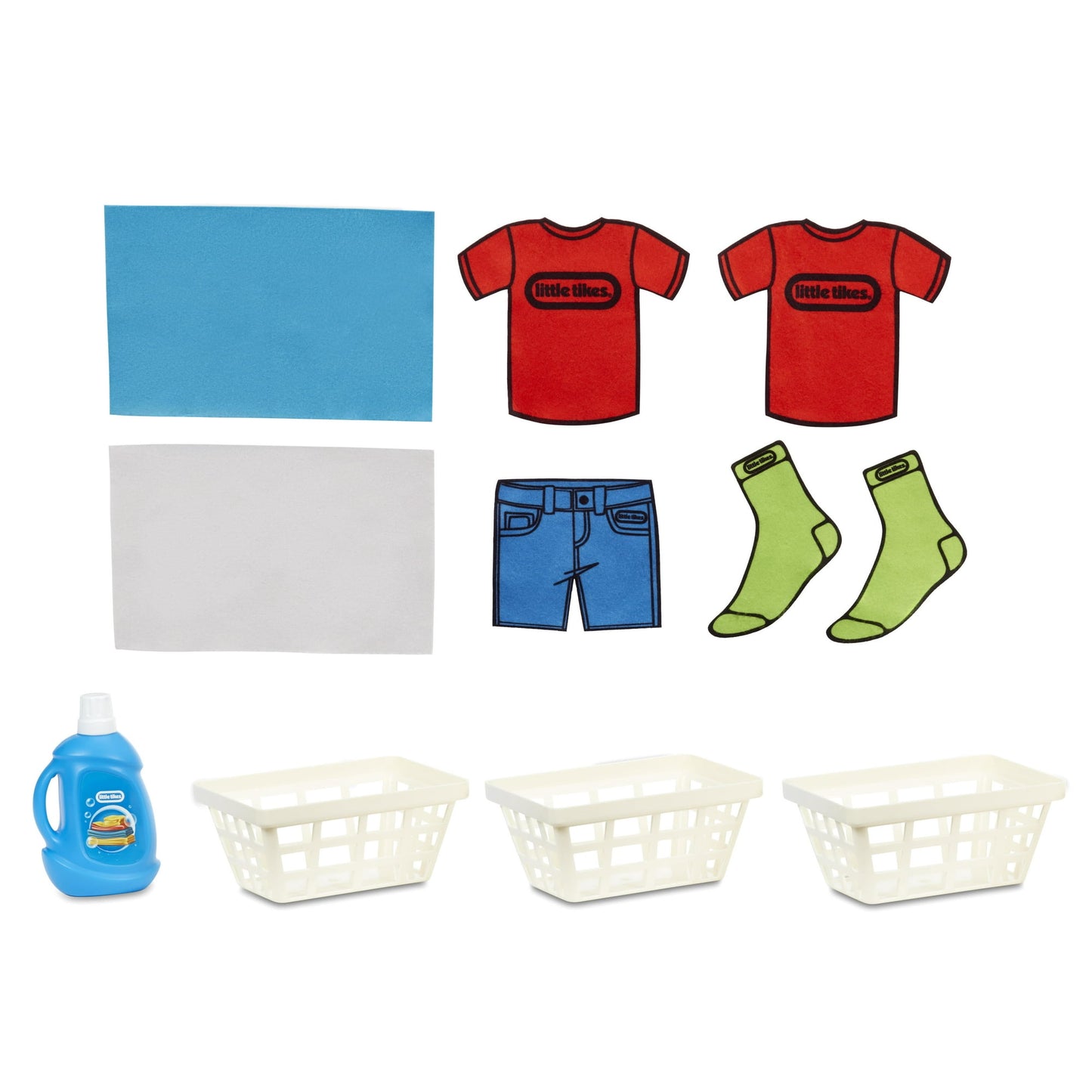 Little Tikes First Washer Dryer, Pretend Play Appliance, Interactive Toy Washing Machine with 11 Accessories, Kids Ages 2+