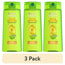 (3 pack) Garnier Fructis Adult Dry Triple Nutrition Nourishing Shampoo with Glycerin, 22 fl oz