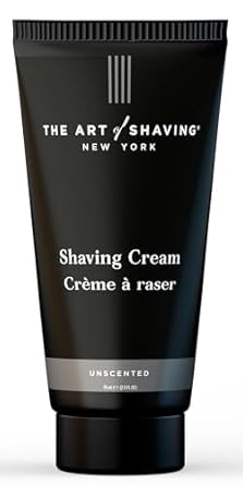 The Art of Shaving Shaving Cream for Men - Shaving Cream Mens Beard Care, Protects Against Irritation and Razor Burn, Clinically Tested for Sensitive Skin, Unscented, 2.5 Fl Oz