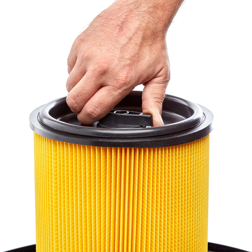 HART Standard Cartridge Filter, VCFS 3701, 1-Pack, Fits 5 to 16 Gallon Wet/Dry Vacuum Cleaners