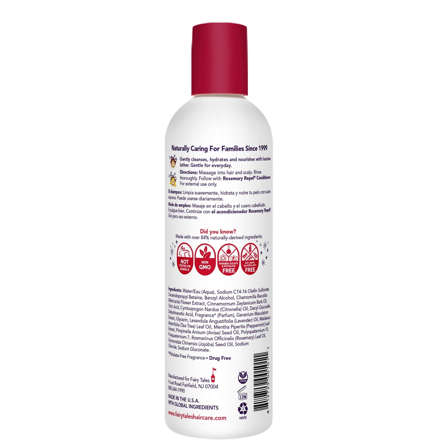 Fairy Tales Rosemary Repel¨ Daily Kids Shampoo, 12 fl oz.