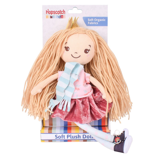 Hopscotch Lane 13-inch Soft Bodied Floppy Doll, Abby, Ages 0+ Months