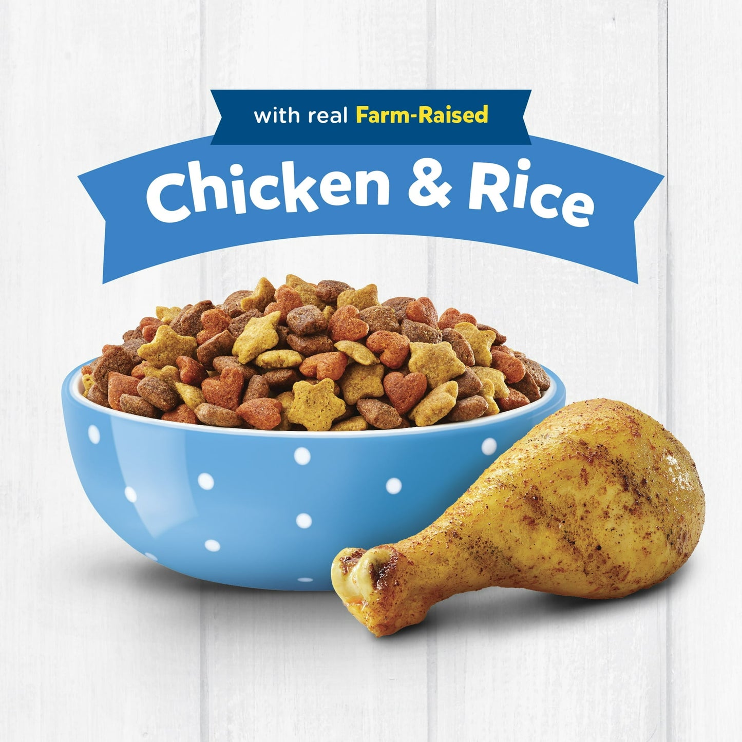 Purina Puppy Chow Complete Dry Dog Food, High Protein Farm-Raised Chicken & Rice, 15 lb Bag