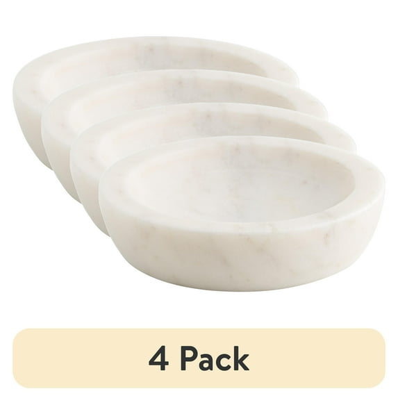 (4 pack) Better Homes & Gardens Marble Trinket Dish