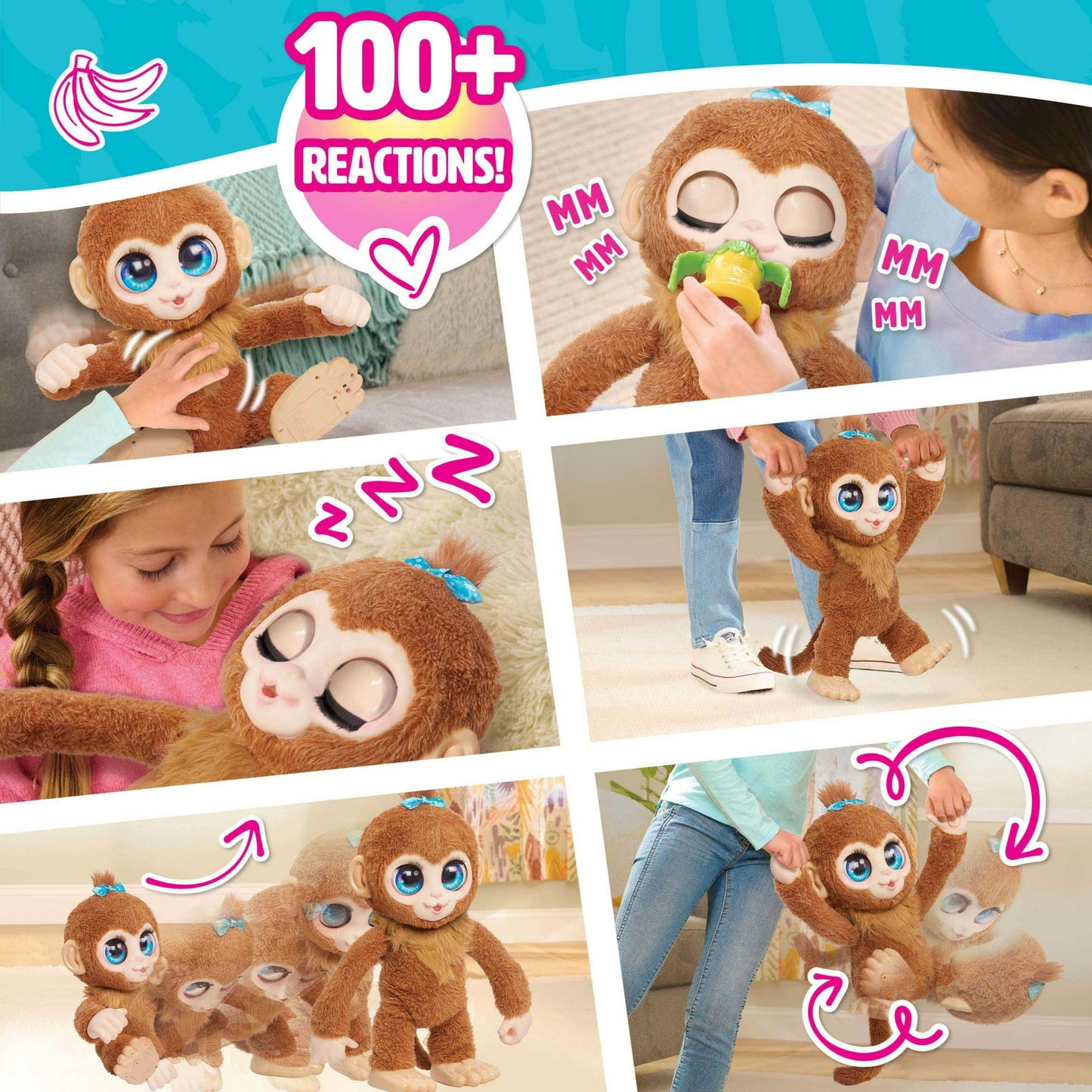 furReal Peanut the Playful Monkey Interactive Toy Kids Toys for Ages