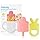 Frida Baby Teething Relief Not-Too-Cold-to-Hold Baby Teether | BPA-Free Silicone Teething Toys