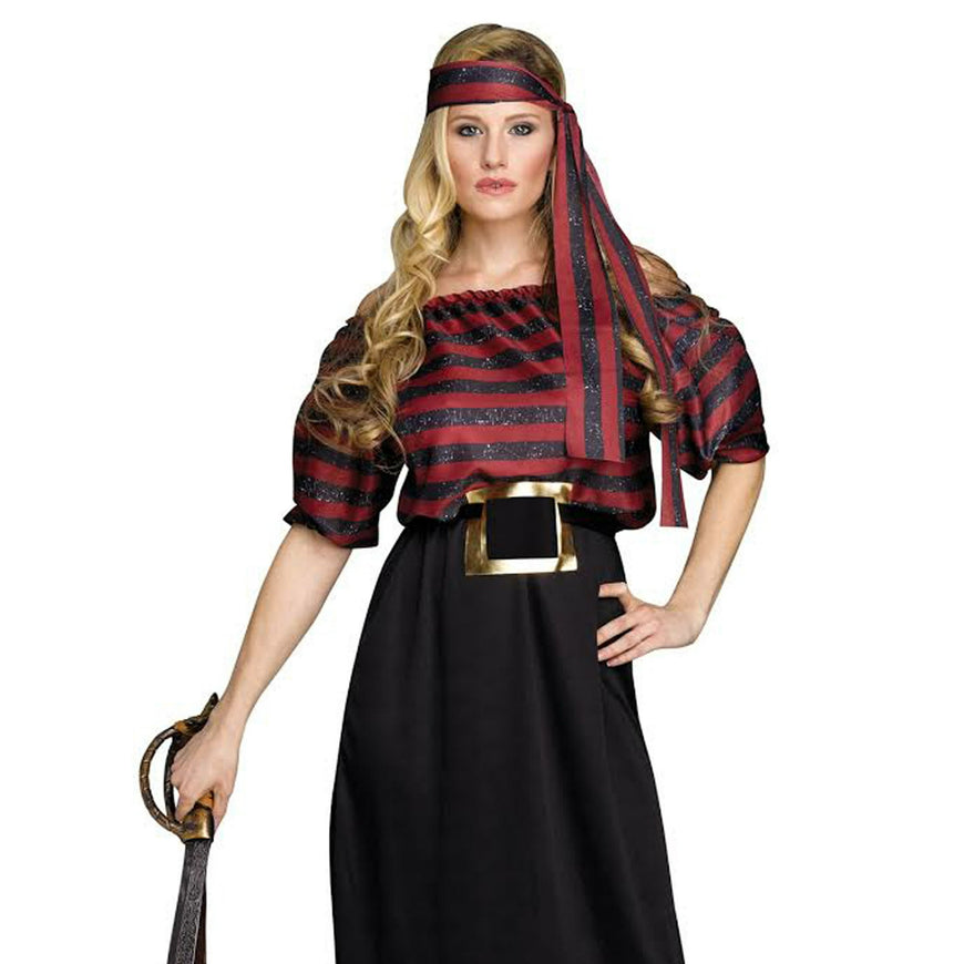 Fun World Womens Pirate Maiden Costume - One Size Fits Most