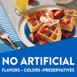 (6 pack) Krusteaz Light and Crispy Belgian Waffle Mix, Krusteaz Waffle Mix, 28 oz Box