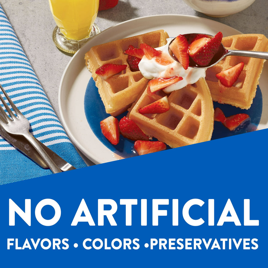 (6 pack) Krusteaz Light and Crispy Belgian Waffle Mix, Krusteaz Waffle Mix, 28 oz Box