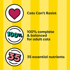 Temptations Adult Dry Cat Food Seafood Medley Flavor, 13.5 Lb Bag