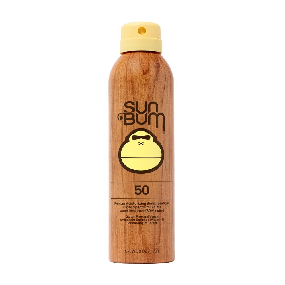 Sun Bum Original SPF 50 Sunscreen Spray |Vegan and Hawaii 104 Reef Act Compliant (Octinoxate & Oxybenzone Free) Broad Spectrum Moisturizing UVA/UVB...