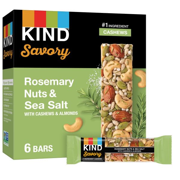 KIND Bars, Rosemary Nuts & Sea Salt, 6 Count