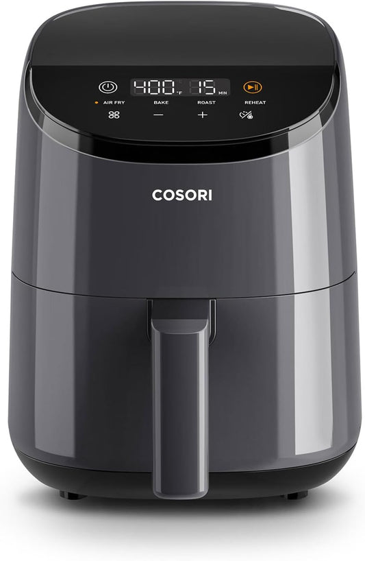 COSORI Mini Air Fryer 2.1 Qt, 4-in-1 Small Airfryer, Bake, Roast, Reheat, Space-saving & Low-noise, Nonstick and Dishwasher Safe Basket, 30 In-App...