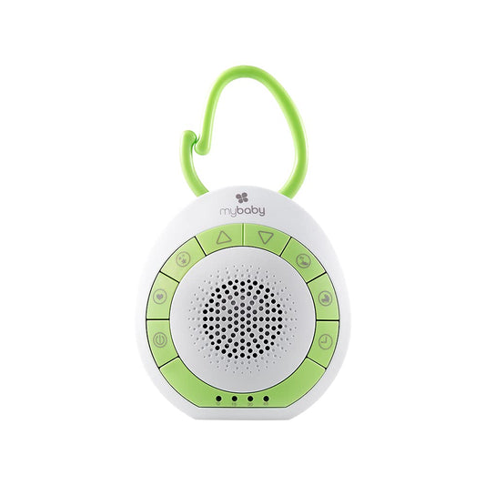 MyBaby Baby Sound Machine, White Noise Sound Machine for Baby, Travel and Nursery. 4 Soothing Sounds, Integrated Clip, Small and Lightweight. Great for Baby...