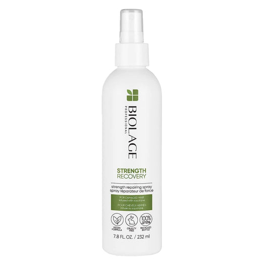 Biolage Strength Recovery Leave-In Conditioner Spray | Hair Repairing Heat Protectant & Detangler | Strengthens & Prevents Damage | For Damaged &...