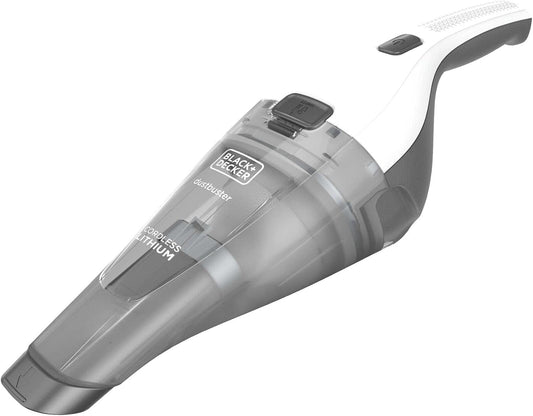 Black+Decker 8V Max Dustbuster Hand Vacuum (White)