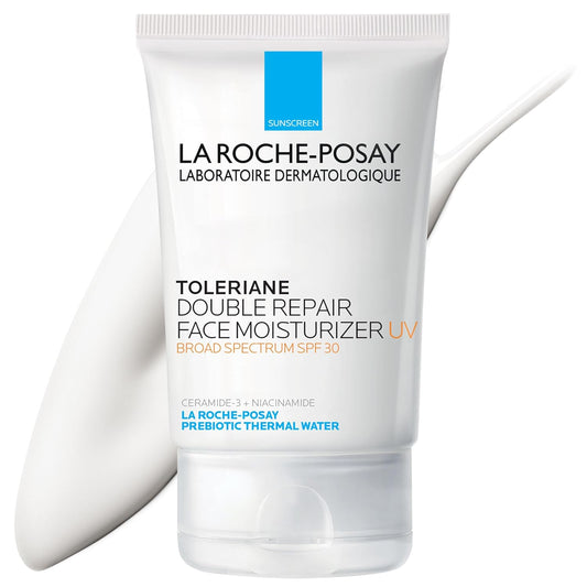 LA ROCHE POSAY Tolerianeface Moisturizerfacedouble Repairlotiontubeoily,Combination Skinceramide-3,Niacinamide